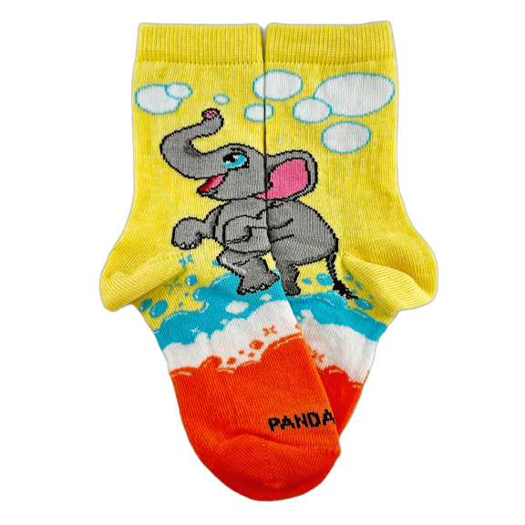 Elephant Bubbles Socks from the Sock Panda (Ages 3-7) Size: Medium (Age 5-7)