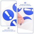 thumbnail image 3 of BESTYASH 4Pcs PVC Warning Label Stickers Blue for Office Gym and Industrial Safety Use, 3 of 6