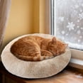 thumbnail image 4 of 20 Inch Calming Donut Cat Bed & Small Dog Bed, Fluffy Round Anti-Anxiety Pet Bed with Non- Bottom, Machine Washable Cozy Plush Cushion for Puppies & Kittens, 4 of 4