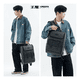 thumbnail image 3 of Mochila De Cuero Sintético Vintage Para Hombre 15.5' Laptop Xtellar negro, 3 of 3