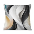 thumbnail image 3 of Designart "Reflecting In Monochrome III" Geometric Printed Throw Pillow, 3 of 5