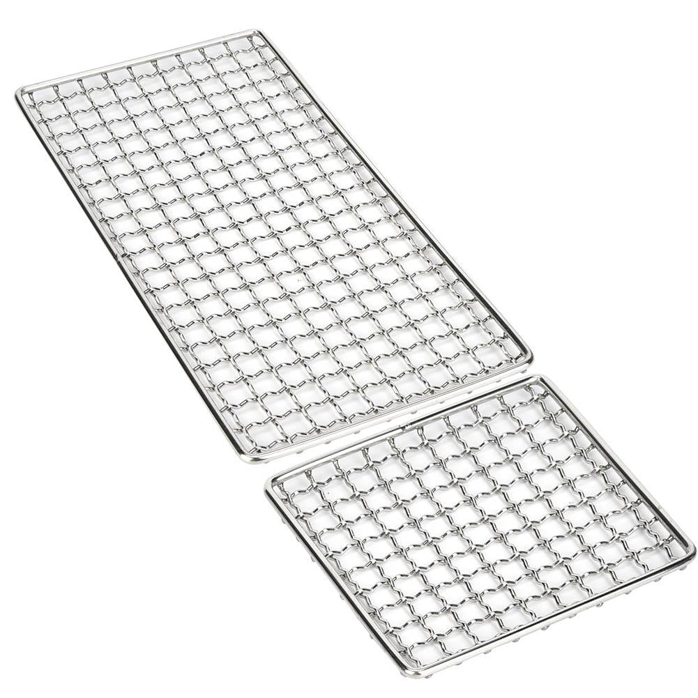 Mgaxyff Outdoor Camping Multifunction Stainless Steel Barbecue Wire