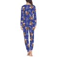 thumbnail image 4 of Pijamas de manga larga para mujer, conjuntos de pijamas de Navidad, pantalones de manga larga, ropa de dormir informal, a pedido, 4 of 4
