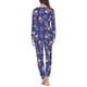 thumbnail image 4 of Pijamas de manga larga para mujer, conjuntos de pijamas de Navidad, pantalones de manga larga, ropa de dormir informal, a pedido, 4 of 4