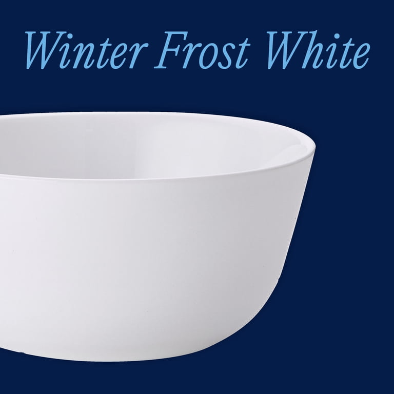 Corelle Winter Frost White Glass Rice Bowl Set, 12 oz, 4 Piece