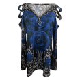 thumbnail image 4 of Camiseta de manga larga con cuello en V para mujer a la moda, blusa sólida de otoño, Tops con cremallera Fridja  ghj987+5419, 4 of 5