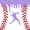 A Red White Purple, variant on Erosebridal Baseball Games Kids Bed Sheets,Pink Ice Cream Drip King Sheets For Girls 4 Pieces