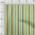 thumbnail image 1 of oneOone Tissu Jersey Viscose Multicolore Rayé Imprimé au Mètre 60 Pouces de Large, 1 of 4
