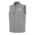 thumbnail image 2 of Men's Antigua Gray Los Angeles Chargers Demand Full-Zip Vest, 2 of 4