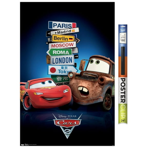 Disney Pixar Cars 2 - One Sheet Wall Poster, 22.375" x 34"