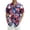 Dark Blue, variant on USA 250th Anniversary Shirt,American Flag Shirts for Men,Short Sleeve Button Down Patriotic Shirts for Men with Tie Dye Swirls and Giant Stars Wine S