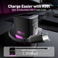 thumbnail image 2 of Cargador iWalk GaN de 65 W con cable USB-C retráctil para MacBook Pro, 2 of 7