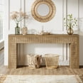 thumbnail image 3 of Tribesigns 70.9" Extra Long Console Table, Narrow Sofa Table Behind Couch, Brown, 3 of 9