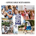 thumbnail image 6 of Sikiie Blue And White Porcelain Pattern Basketball Jersey Reversible Men's Mesh Athletic Sports Shirts Training Practice S-4XL4X-Large, 6 of 6