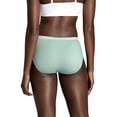 thumbnail image 3 of Fruit of the Loom Women's Cotton Hi-Cut Brief Underwear, 10-Pack, 3 of 7