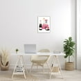 thumbnail image 2 of Stupell Industries Glam Pink Fashion Book Champagne Hells and Flowers Graphic Art White Framed Art Print Wall Art, 16x20, by Amanda Greenwood, 2 of 5