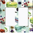 thumbnail image 6 of Metal Light Switch Plate Cover Macaron Fruits and Spices French Desserts CAK022, 6 of 13