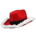 thumbnail image 2 of Txlixc Sombrero de vaquero femenino con decoración brillante Txlixc moda, 2 of 3
