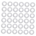 thumbnail image 4 of AURARMLET Curtain Hook Rings 50Pcs Silver For Hanging Curtains In Homes And Businesses, 4 of 8