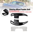 thumbnail image 4 of Black Steering Wheel Shift Paddle Shifter Extension fit for Ford Mustang 2015-2023, 4 of 15
