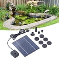 thumbnail image 4 of Solar Water Pump, Outdoor Fountain Practical Energy-saving  For Bird Baths Fish , Small Pond, 4 of 8