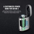 thumbnail image 2 of OLIGHT Baton3 Premium Edition 1200 Lumens Compact LED Flashlight Powered by a Single Rechargeable Battery, with Wireless Charging Box (Winter), 2 of 6