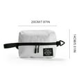 thumbnail image 3 of Almacenamiento Contenedor Toallitas Recargable Pañuelos para Acampar () Blanco, 3 of 9