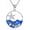 Round Starfish Necklace, variant on Dolphin/Starfish/Jellyfish Necklace S925 Sterling Silver Ocean Themed Pendant Necklace Jewelry Gift for Women Mother Ocean Lover