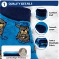 thumbnail image 5 of Novelty Animal Socks Cute Otter Print Crew Socks, 5Pairs - Soft Stretchy Fabric, Breathable Knit, Size 10-13, 5 of 5
