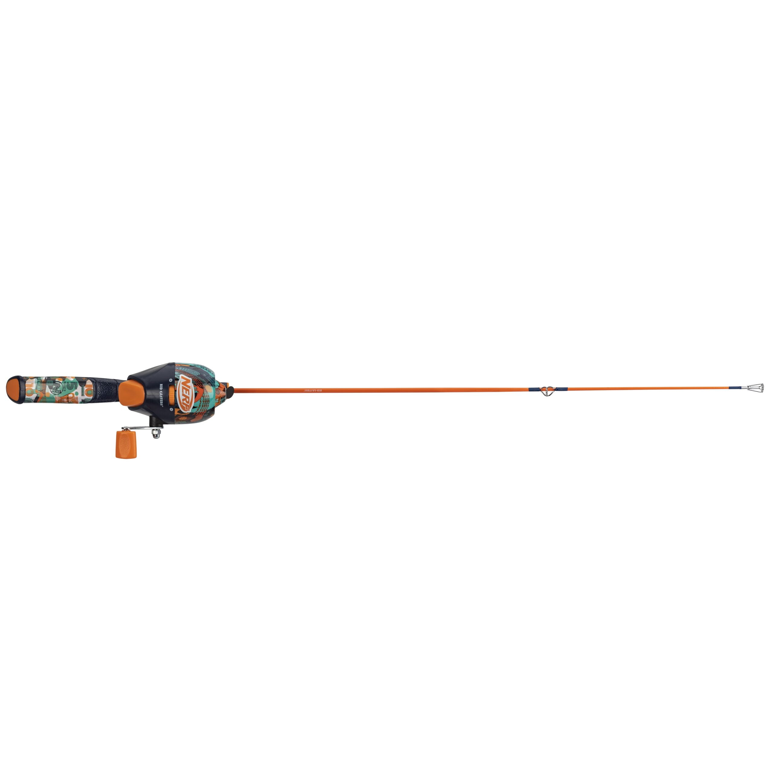Kid Casters Nerf Youth Fishing Spincast Combo Kit with Foam Casting Plug