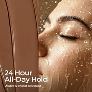 SACE LADY 24H Lock Eyebrow Gel, Waterproof Brow Gel Brown with Built-in Brush, Long-Lasting Natural Pigmented Eye Makeup for Women 0.2Fl Oz