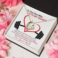thumbnail image 5 of Forever Love Lifts My Heart! - Forever Love Necklace - White Gold or Yellow Gold - Gift Box, 5 of 5