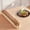 Khaki, variant on Plastic Wrap Dispenser, Refillable Aluminum Foil Cutter Organizer, Built-in Slide Blade for Cling Film, Baking Paper, Tin Foil, Space Saving Kitchen Tool