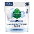thumbnail image 1 of Paquetes de detergente para ropa Seventh Generation Free & Clear de 45 unidades, 1 of 9