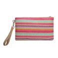 thumbnail image 1 of Bolso tipo sobre para mujer, colorido bolso de mano de playa tejido a mano para ir de compras (estilo 3) Ehuebsd Para Estrenar, 1 of 8