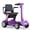 Purple, variant on Tcdjtc Mobility Scooter for Seniors, Motorized Scooter for Adults with 300 LBS Capacity