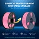 thumbnail image 2 of Filamento para impresora 3D SUNLU PLA Plus de 1,75 mm, bobina de 1 kg, rosa, 2 of 9