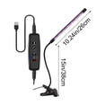 thumbnail image 3 of Grow Light for Indoor Plants, Dimmable Plant Growing Lamp with Auto On/off Timer, Red Blue Spectrum Flexible Gooseneck Grow Light for Seedlings Succulents Herbs Flowers Hydroponic Gardening, 3 of 6