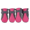 thumbnail image 2 of para perros de malla transpirable - Se la la adaptaciónción a botas para perros - antideslizante para patas - Pink M Yinane Zapatos para mascotas, 2 of 8