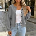 thumbnail image 3 of yillto Cardigan for Womens Button down Long Sleeve Cardigans Sweaters Knit Casual Fall Clothes, 3 of 7
