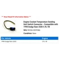 thumbnail image 2 of Engine Coolant Temperature Sending Unit Switch Connector - Compatible with 1998 Dodge Ram 2500 5.9L V8, 2 of 2