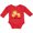 Red, variant on Inktastic I Love My Nana Boys or Girls Long Sleeve Baby Bodysuit