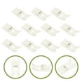 thumbnail image 1 of PTOOTP 10Pcs Sewing Machine Presser Feet Set With Plastic Steel Material For Sewers Lightweight Fabric Projects, 1 of 8