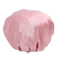 thumbnail image 1 of Flmtop Home Women Elastic Reusable Waterproof Shower Cap Head Hair Cover Bathing Hat, 1 of 10