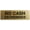 Brushed Gold, variant on Signs ByLITA Basic No Cash On Premises Sign - Easy Installation | Durable Material (Brushed Silver) - Small