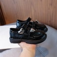 thumbnail image 5 of Jinhomg Girls Dress Shoes Toddler Heart Print Mary Janes Shoes Little Girl School Uniform Oxford Shoes for Girl Flats Black 26, 5 of 6