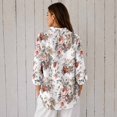 thumbnail image 5 of Women's Long Sleeve Button Down Shirt Casual Printed Blouse, 5 of 5