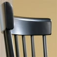 thumbnail image 3 of Pemberly Row Solid Wood Spindle Back Dining Chair in Black (Set of 2), 3 of 6