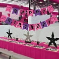 thumbnail image 5 of Pink Ninja Happy Birthday Banner Warrior Spy Ninja Garland for Girls Master Theme Birthday Party Decorations, 5 of 6