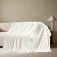 thumbnail image 4 of Lilixerw Household Thick Fleece Throw Blanket,70"x40" Cozy Small Blanket for Office Nap Sofa Bed,Winter Warm Soft Plush Blanket,Lightweight,White, 4 of 6
